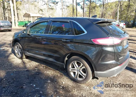 2015 Ford Edge Titanium z USA, uszkodzony, nr VIN 2FMTK4K84FBC36378